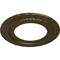 Ekena Millwork Claremont Ceiling Medallion (Fits Canopies up to 7"), 10 5/8"OD x 5 3/4"ID x 1/2"P, Brass CM10CLBRS - alternate 5